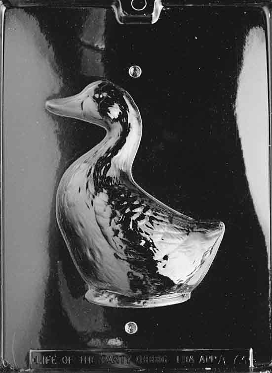 3D Goose Chocolate Mould - Back